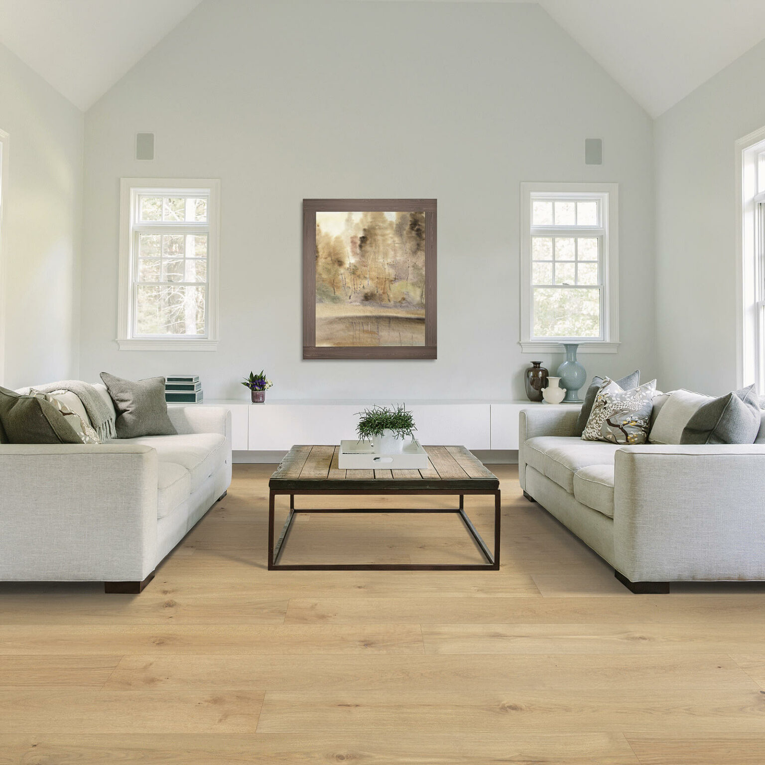 Living room flooring | McKinney Hardwood Flooring